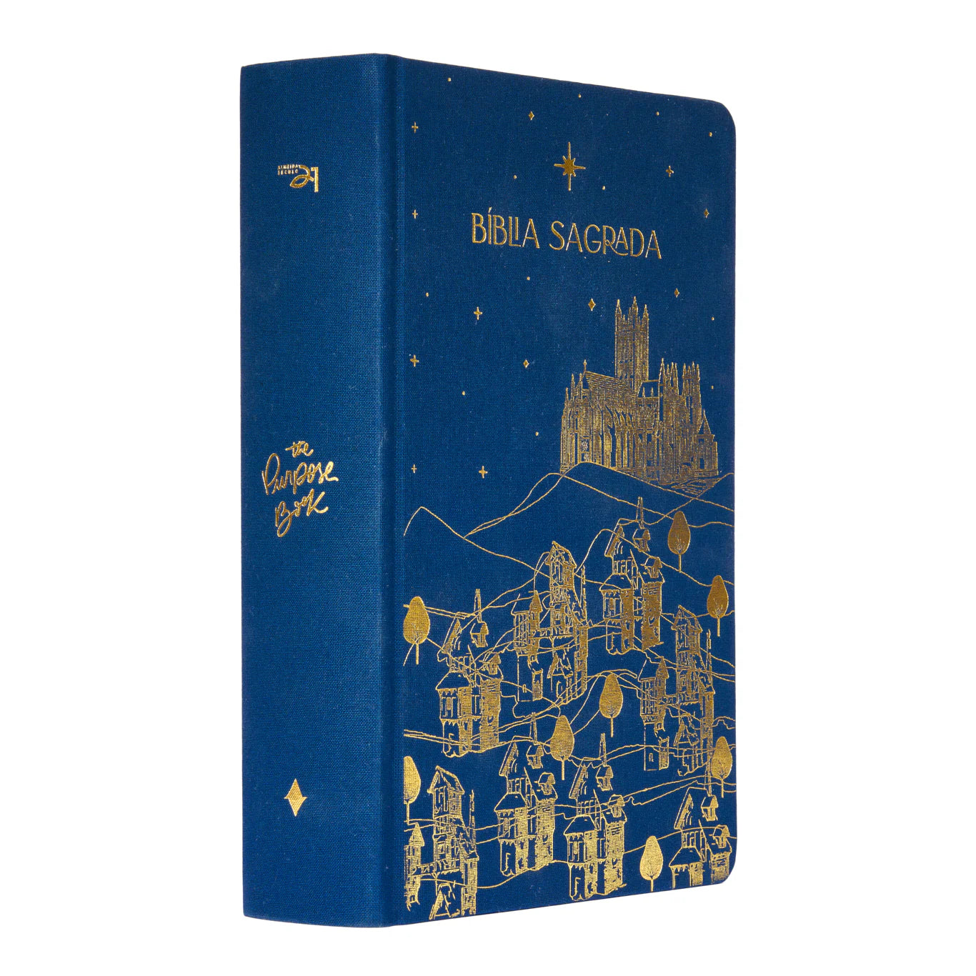 The Purpose Book: Bíblia, A21, Capa dura com tecido, Novo Reino
