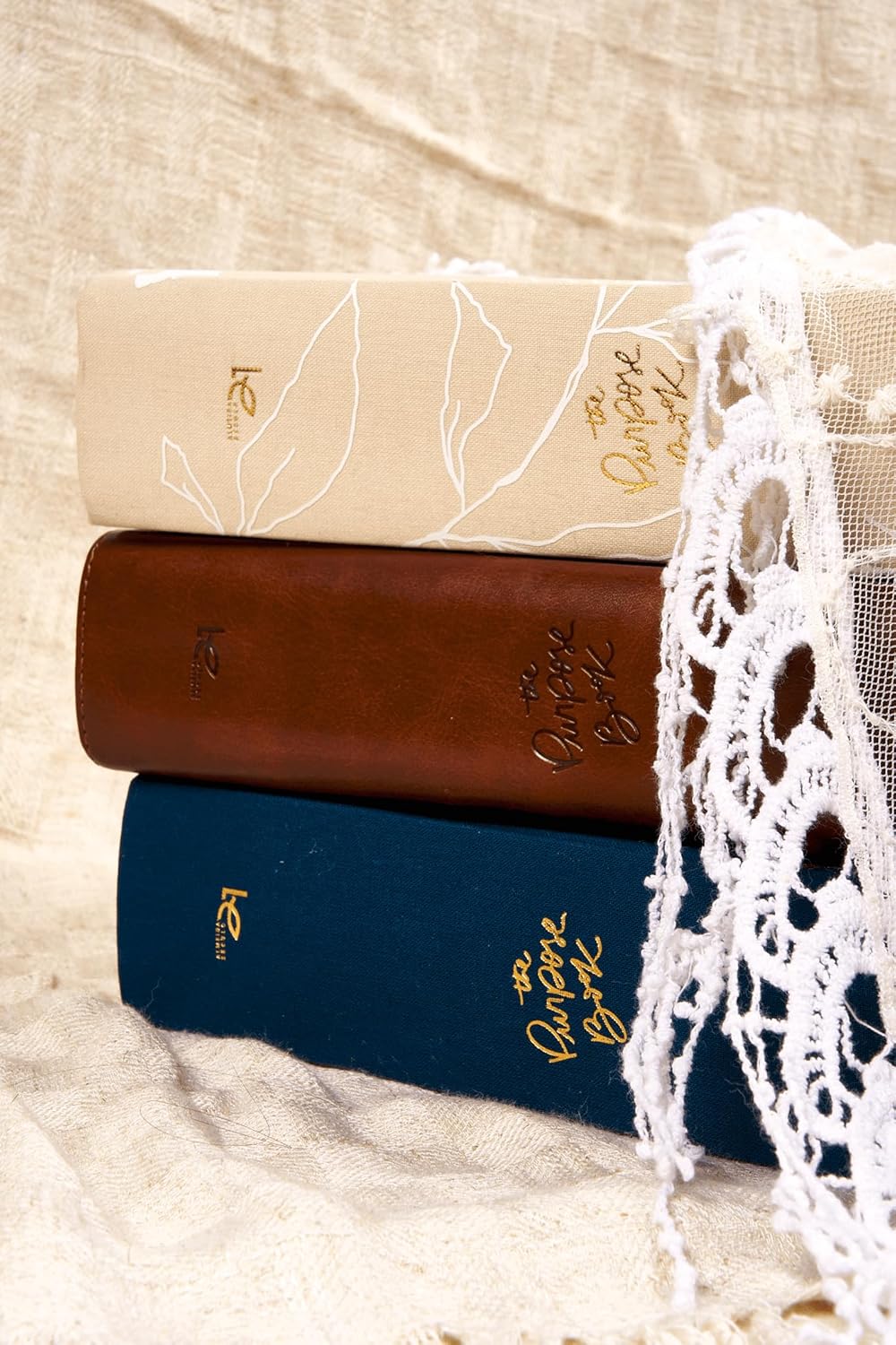 The Purpose Book: Bíblia, A21, Capa dura com tecido, Novo Reino