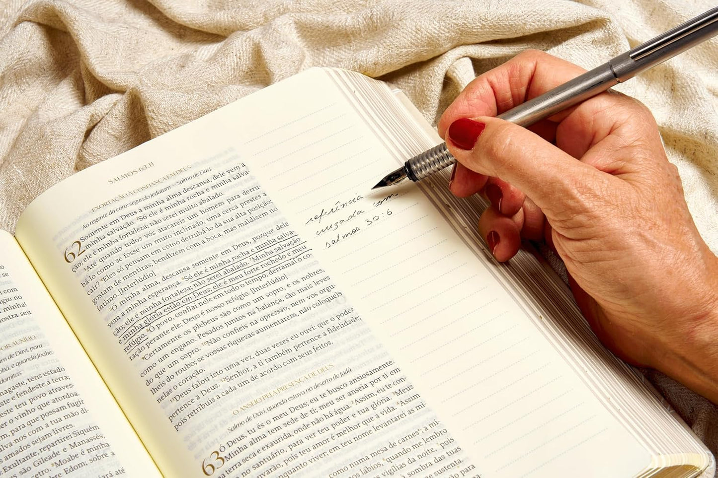 The Purpose Book: Bíblia, A21, Capa dura com tecido, Novo Reino