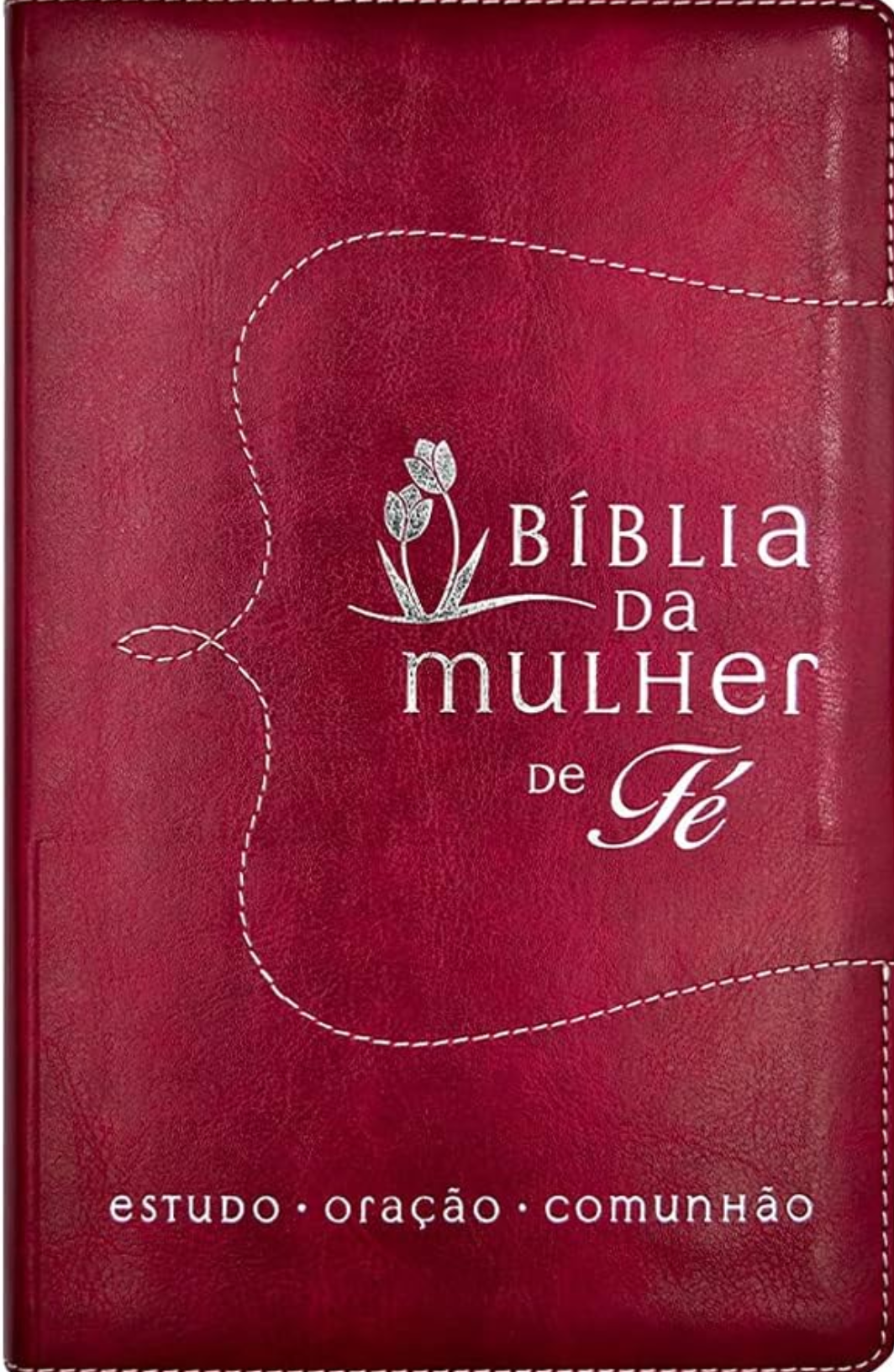 Bíblia da Mulher De Fé - NVI Couro Soft Vermelho
